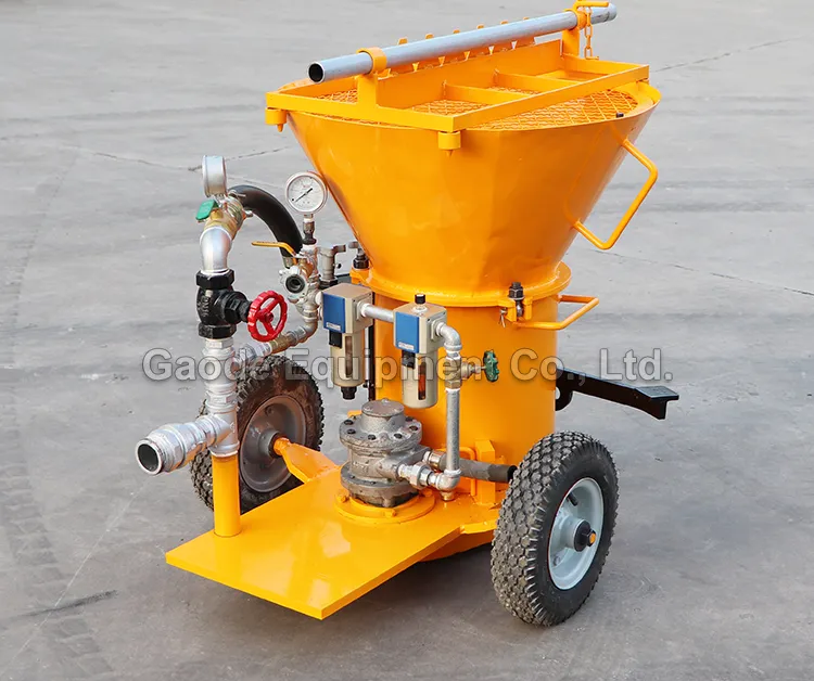 GAODETEC GZ-6AR/RD Refractory Gunning Machine With Bag Breaker & Agitator